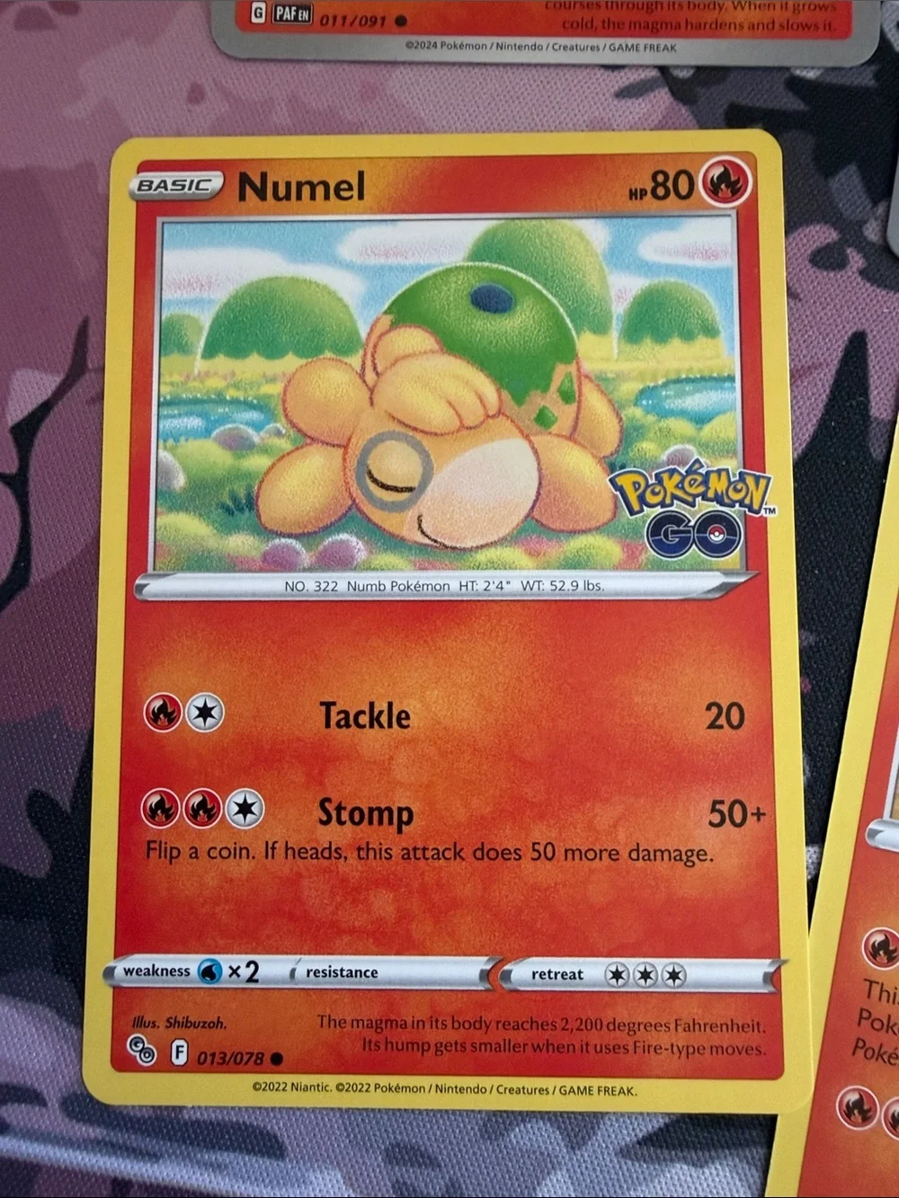 Numel & Camerupt Evolution Lot | Paldean Fates + Pokémon GO | ✨5/$25✨